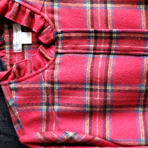 CHRISTOPHER & BANKS Petite Plaid bomber jacket - Picture 6 of 6